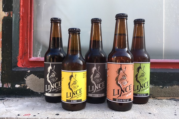 Lince is one of three breweries where you can try craft beer in Lisbon. The bottles feature the Lince Ibérico, or Iberian lynx, which gives its name to the brand.