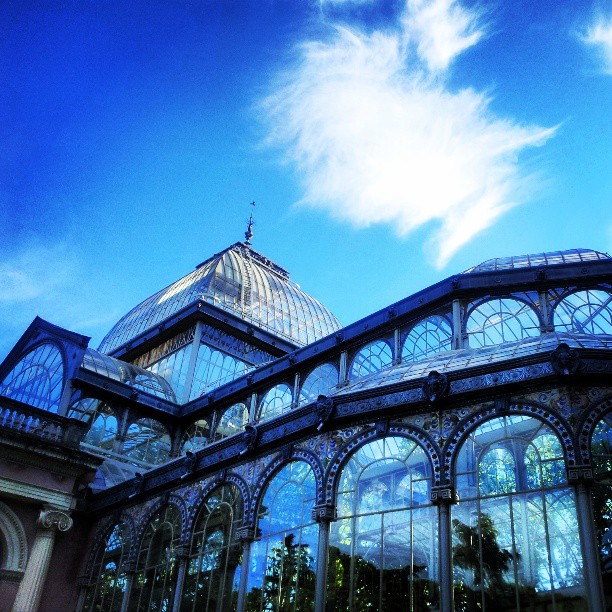 Seeing the Crystal Palace shimmer against a backdrop of clear blue skies is certainly one of the best views in Madrid