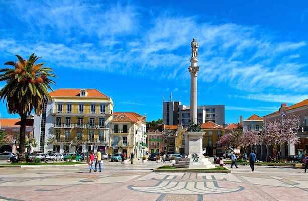 A day trip to Setúbal is the perfect chance to explore the city's myriad beautiful plazas.