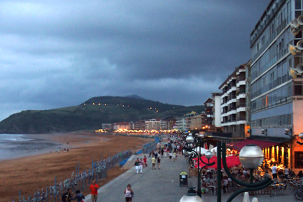 The seaside town of Zarautz is one of the best day trips from San Sebastian.