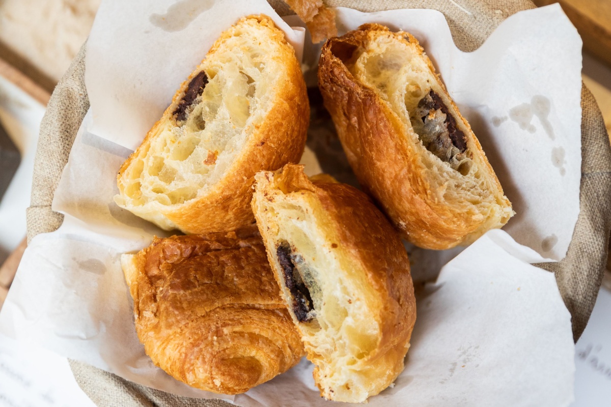 Pain au chocolat is the perfect way to start a food tour in Paris for kids.
