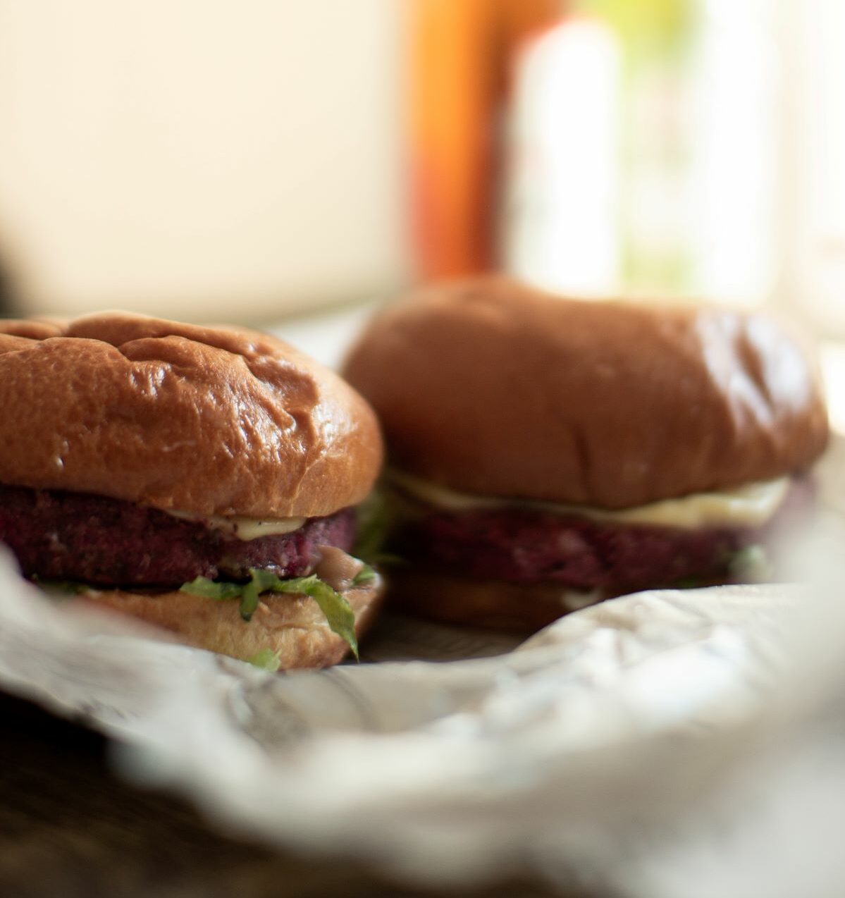 veggie burgers