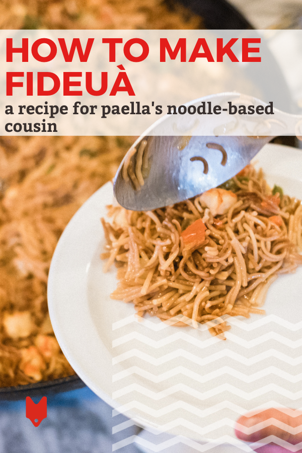 Fideuà: an easy and tasty recipe - Entrenosotros