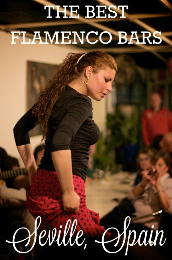 Seeing flamenco is one of the essential things to do while in Seville. But where to go if you want a truly authentic experience? These flamenco bars are where to find the best singing, dancing and guitar playing in all of Spain #flamenco #spain #tourism #travel #vacationideas #travelideas #traveltips