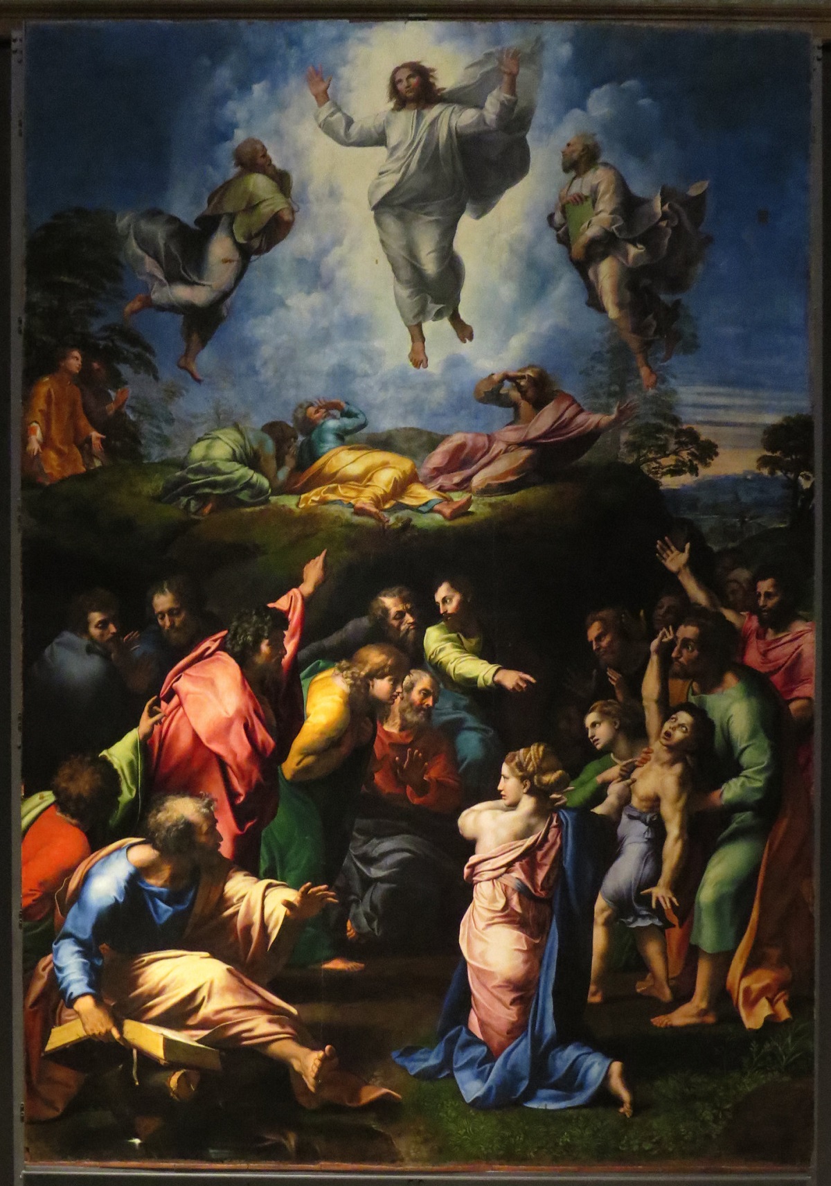 Transfiguration was Raphael’s last painting before his death at age 37. 