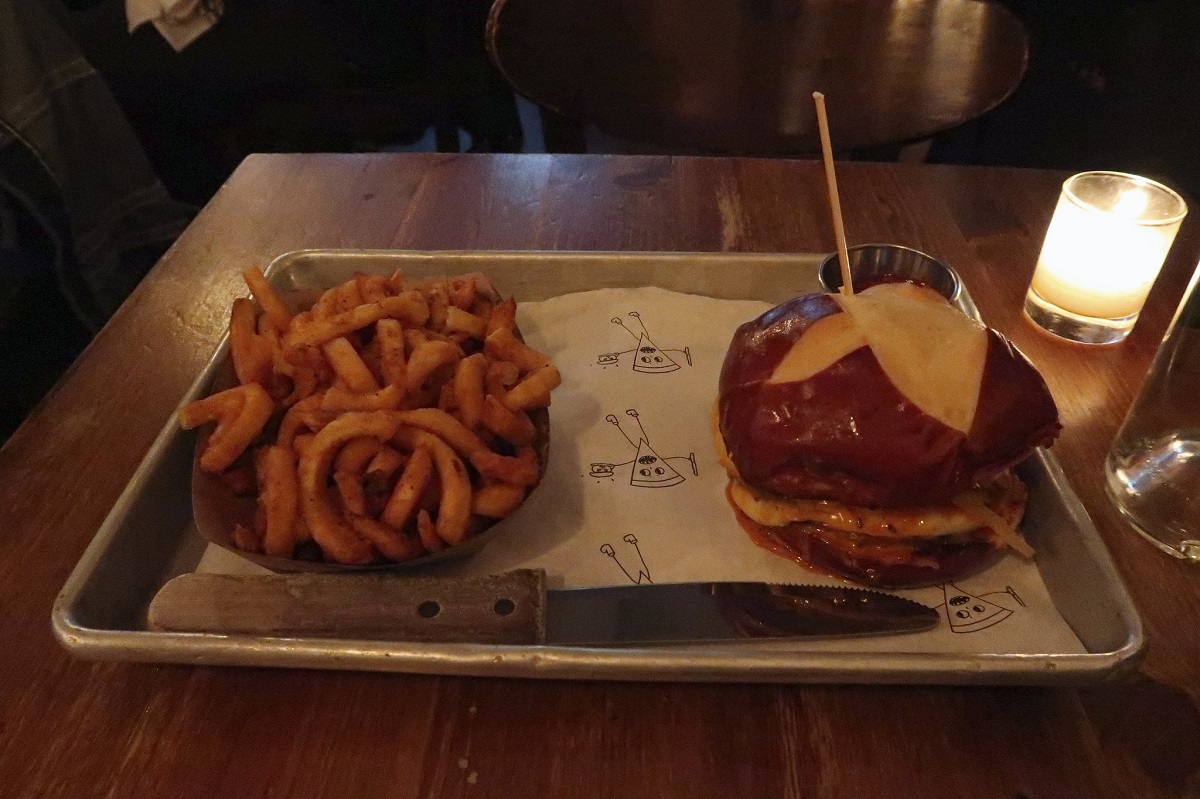 Emmy Double Stack Burger is one of the best burgers in Manhattan