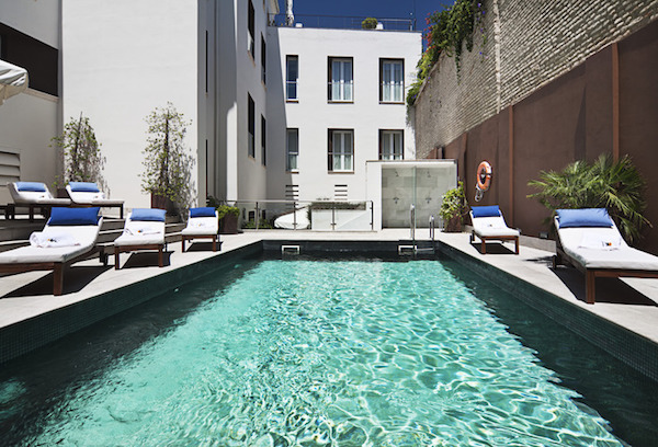 Looking for hotels with swimming pools is essentially during Seville's hot summer months, and this is a great spot to relax on the rooftop pool at Hotel Fontecruz.