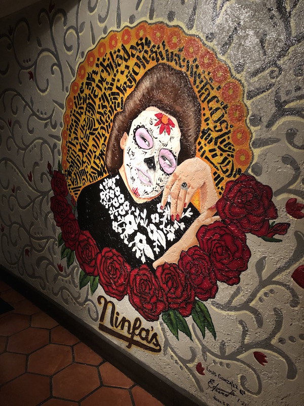 Mural at Mama Ninfa's Mexican restaurant in Houston