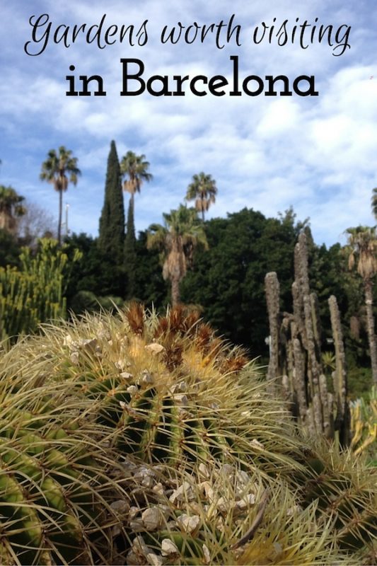 Gorgeous gardens are all over Barcelona! Check out which gardens in Barcelona are our favorites.