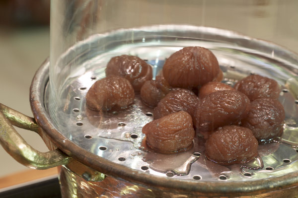 Marrons glacés (candied chestnuts)
