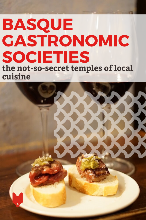 Step inside a Basque gastronomic society with locals!
