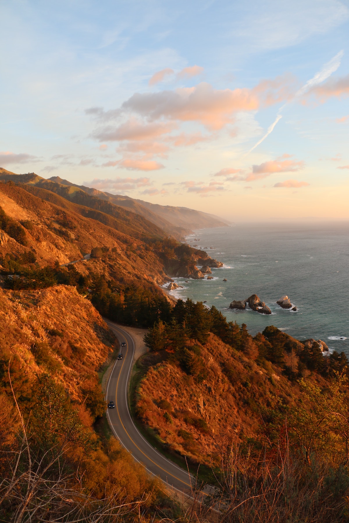 Big Sur is a rugged stretch of California's coast on the way from Los Angeles to San Francisco.