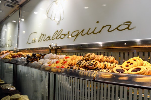 Pastries at La Mallorquina bakery