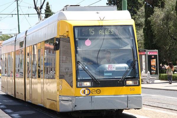 The tram 15 is one of the oldest Lisbon trams. It takes you from Cais do Sodré, all the way to Algés.