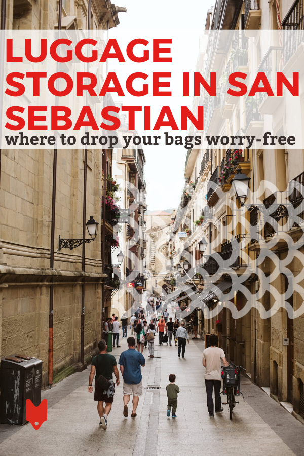 Useful luggage storage spots in San Sebastian