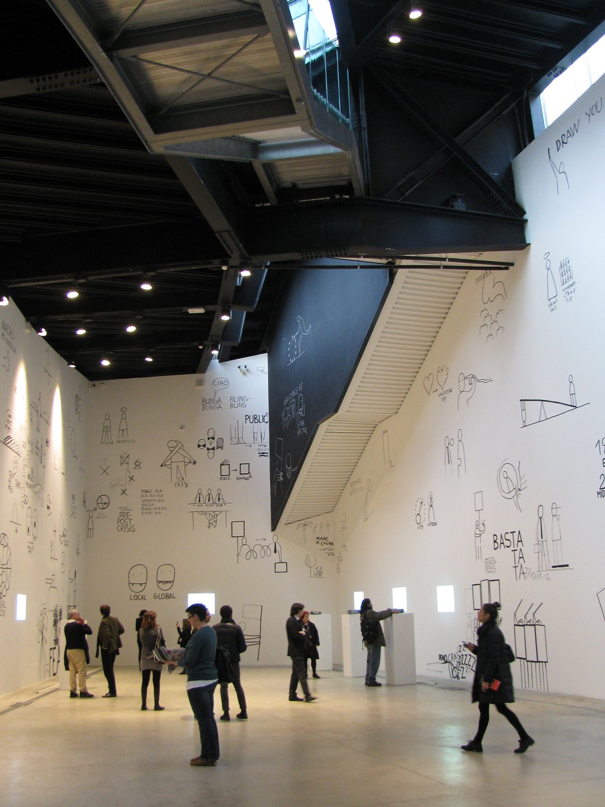 Exhibition at MACRO art museum in rome