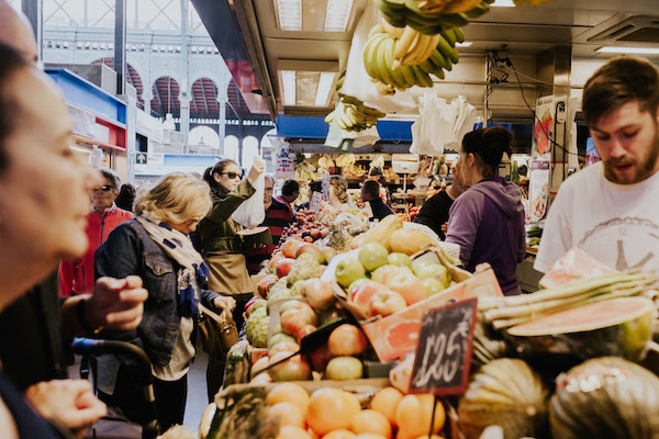 One of the top tips in our Rome market guide: don't touch the produce!