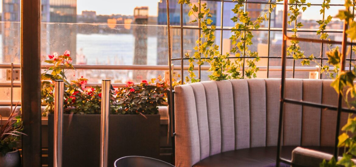 Settle into a chair at Dear Irving and enjoy one of the top NYC restaurants with a view