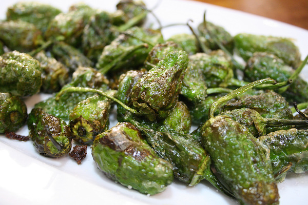 Looking for Spanish food that kids love in Barcelona? Padron peppers are always a hit!