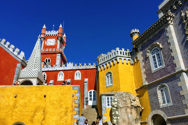 Take a day trip from Lisbon to Sintra! Exploring the castle is an absolute must for Disney fans.