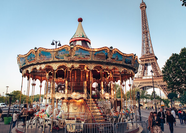 Be sure to leave time for a carousel ride when visiting Paris with kids!