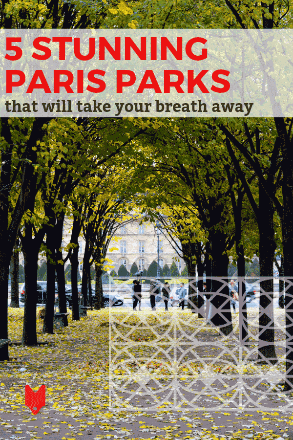 Escape the hustle and bustle of the French capital at one of these five beautiful parks in Paris.