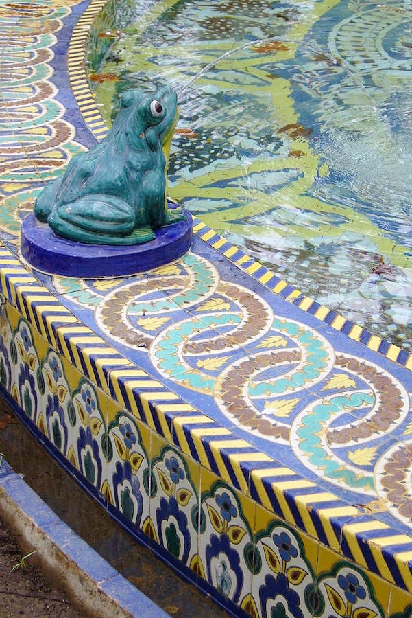 Frog fountain in the Maria Luisa Park, one of our favorite parks in Seville and definitely one of the most popular
