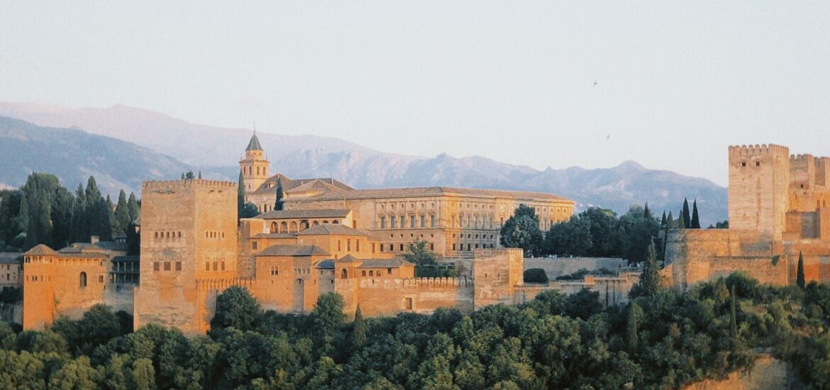View of the Alhambra from the Albayzín, Granada, Spain