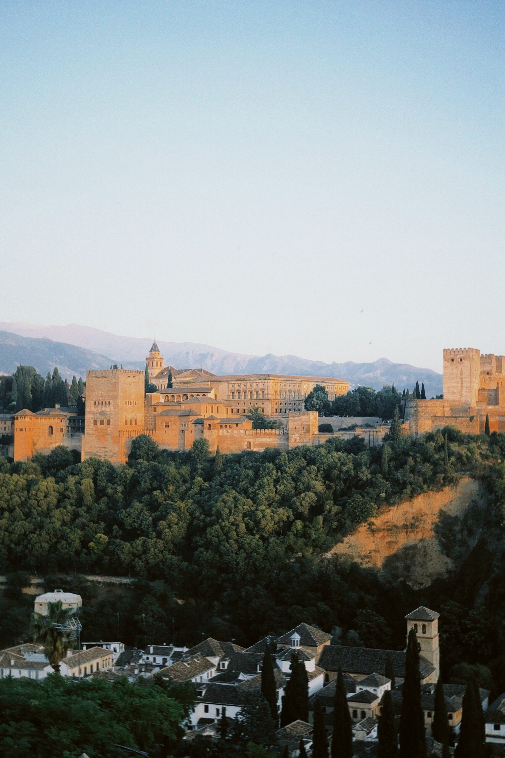 View of the Alhambra from the Albayzín, Granada, Spain
