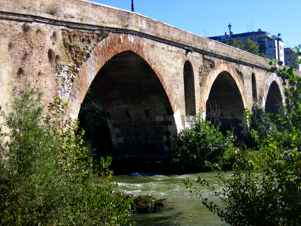 The Ponte Milvio bridge in Rome is where the emperor Constantine converted to Christianity centuries ago!