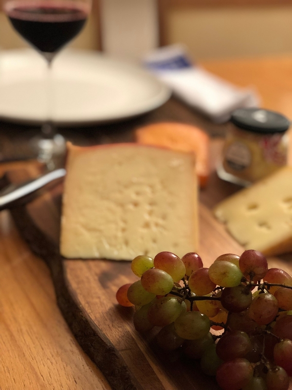 Portuguese cheese and a nice glass of wine is a winning combination.