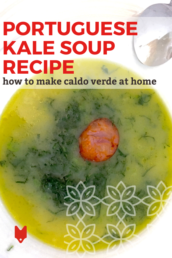 Portuguese kale soup (caldo verde) recipe