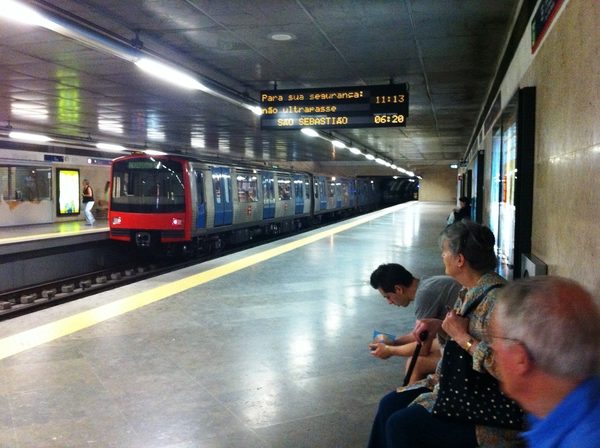 The metro is one of the cheapest forms of public transportation in Lisbon.