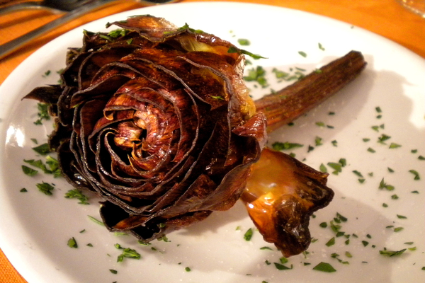 Carciofo alla Giudia is an example of Roman Jewish food that made it mainstream.