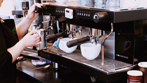 The invention of the espresso machine in the 1940s helped shape Rome's cafe culture.
