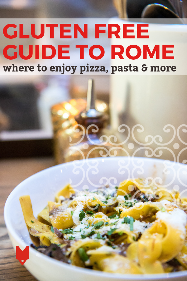 Enjoy Rome, gluten free! Our guide will show you where to enjoy the best gluten free pizza, pasta, sweet treats and more.