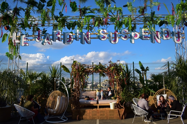 Le Jardin Suspendu is one of the newest Paris rooftop bars, but worth visiting all the more.