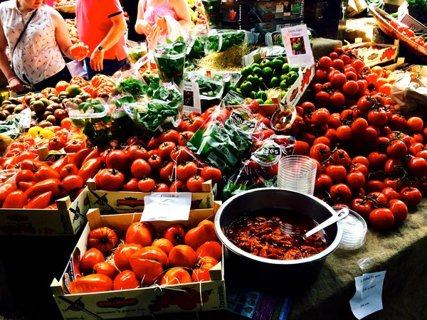 Produce at Borough Market, London