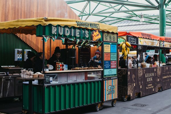 Rudie's stall at Borough Market, London