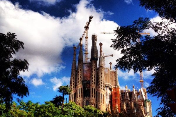 Looking for breathtaking views in Barcelona? From whatever angle, the Sagrada Familia is a good bet!