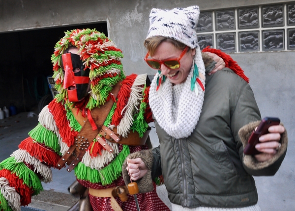 Ellis is an expert on Lisbon and the art of saudade. Here she is celebrating Portuguese Carnival.