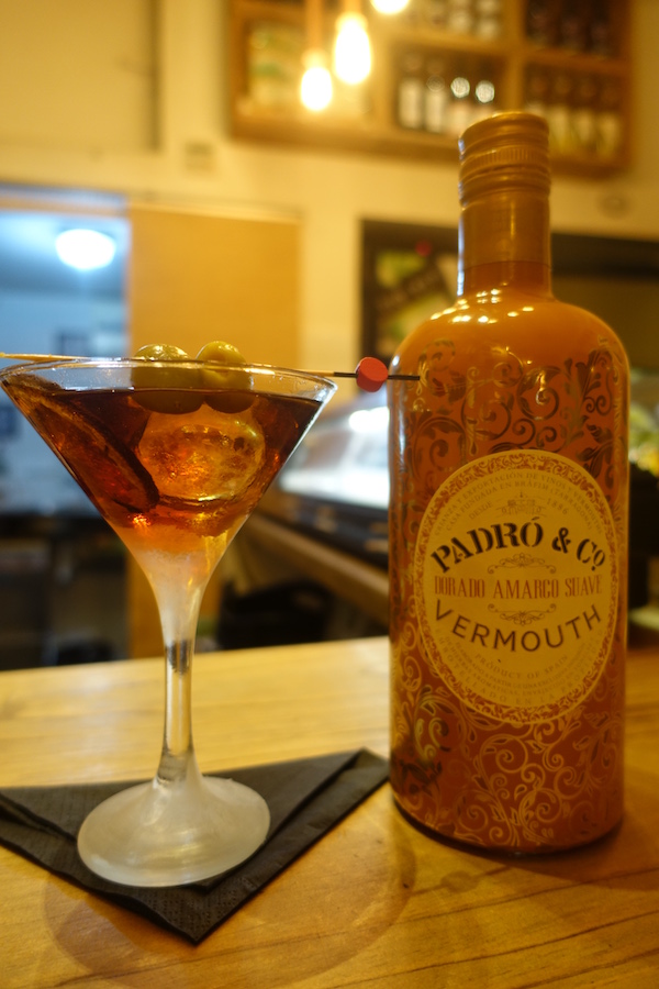 Glass of Spanish vermouth