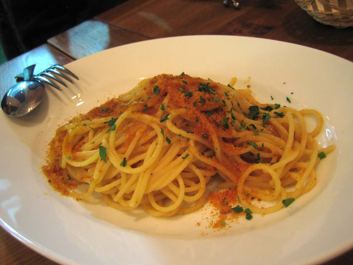 Spaghetti bottarga