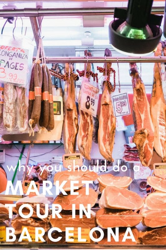 Doing a market tour in Barcelona is one of the best ways to learn about local culture and taste delicious Spanish specialties!