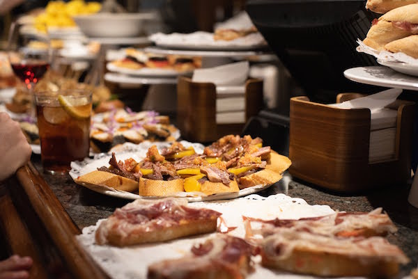 A pintxos bar crawl is a must during your 36 hours in San Sebastian.