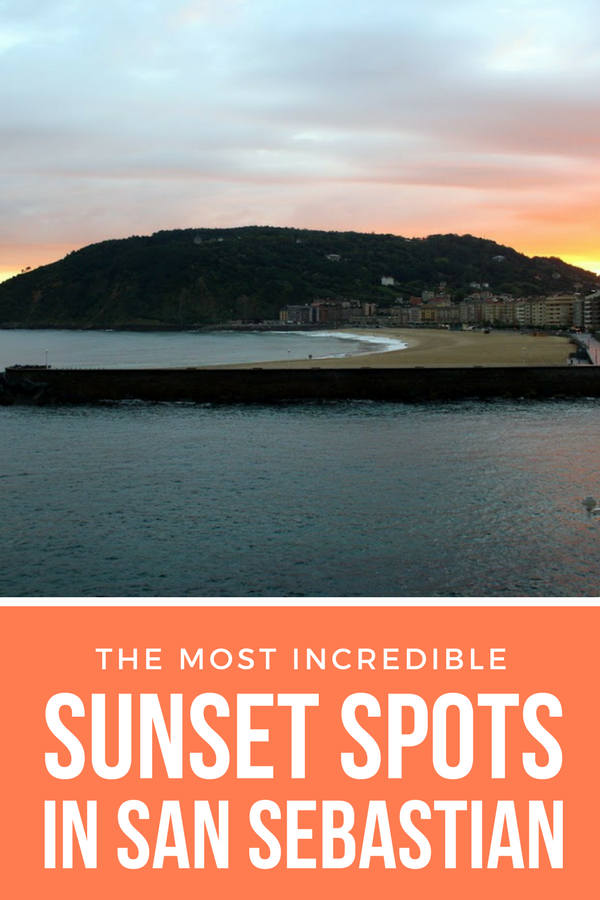 One of our favorite things to do in San Sebastian is watch the sunset over the water. There's really nothing like it! Follow our handy guide to sunset spots in San Sebastian and enjoy an unforgettable evening every night of your trip! #travelideas #traveltips #summertravel #beach #spain #europe