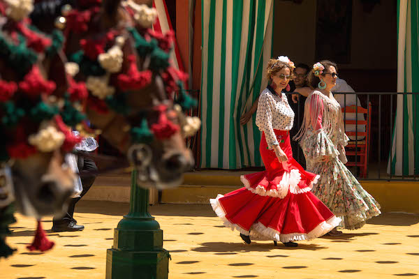 Don't wait until the April Fair to experience the latest in flamenco fashion. One of our favorite things to do in Seville in February is attend the SIMOF exposition, where you can get a sneak peek at this year's hottest styles.
