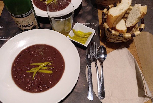 Tolosa beans make up one of our favorite cold-weather meals in San Sebastian.