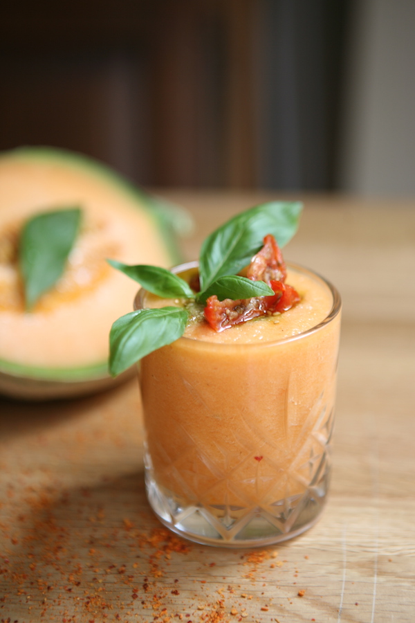 Le Potager de Charlotte is our favorite place in Paris for a refreshing melon gazpacho.