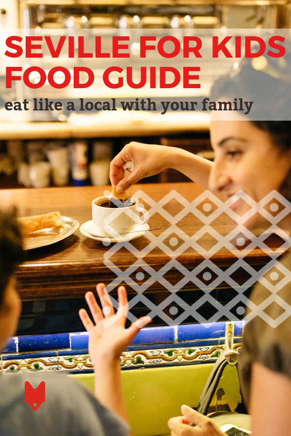 Family travel is so rewarding, but figuring out where to eat with kids brings a challenge! This kid-friendly guide to food in Seville will take away all your worries and show you the best foods and restaurants everyone will love. #Spain #Seville #travelwithkids #familytravel #food #tapas